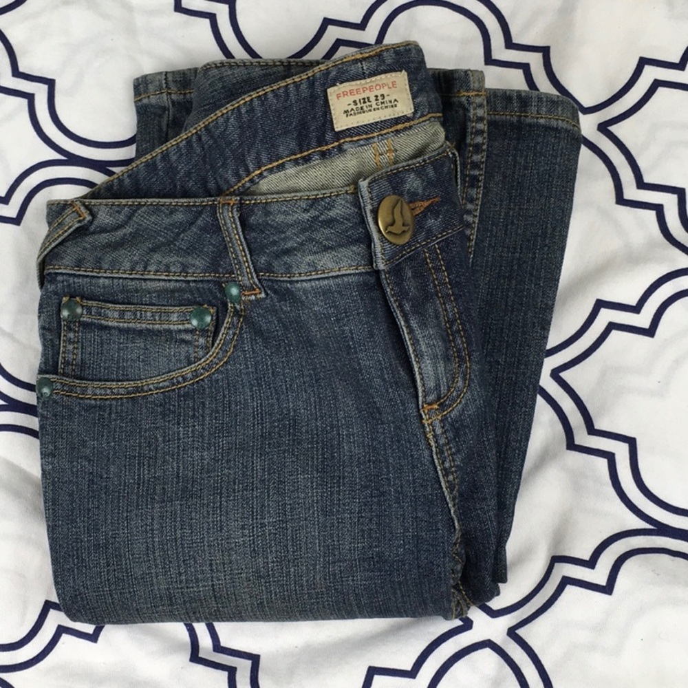 Free people straight leg jeans